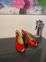 CaféNoir Leder Schuhe Pumps Sandaletten 40 rot neu Rheinland-Pfalz - Kandel Vorschau