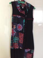Kleid, schwarz-bunt, Gr.38/40, Mandarin Saarland - Merzig Vorschau