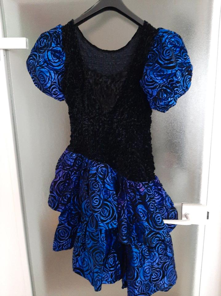 Abendkleid,  Cocktailkleid, schwarz blau metallic,  Größe  42 in Monheim am Rhein