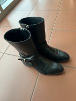 BOSS Stiefeletten Stiefel Leder Lammfell gefüttert schwarz 36 Frankfurt am Main - Sachsenhausen Vorschau