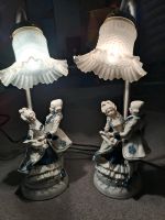 Vintage Tisch-Lampe mit  Figur aus Porzellan Baden-Württemberg - Mannheim Vorschau