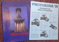 Zeitschrift "Nikon News Nr. 3/1978" + Nikon Photokina'78-Prospekt Dortmund - Eving Vorschau