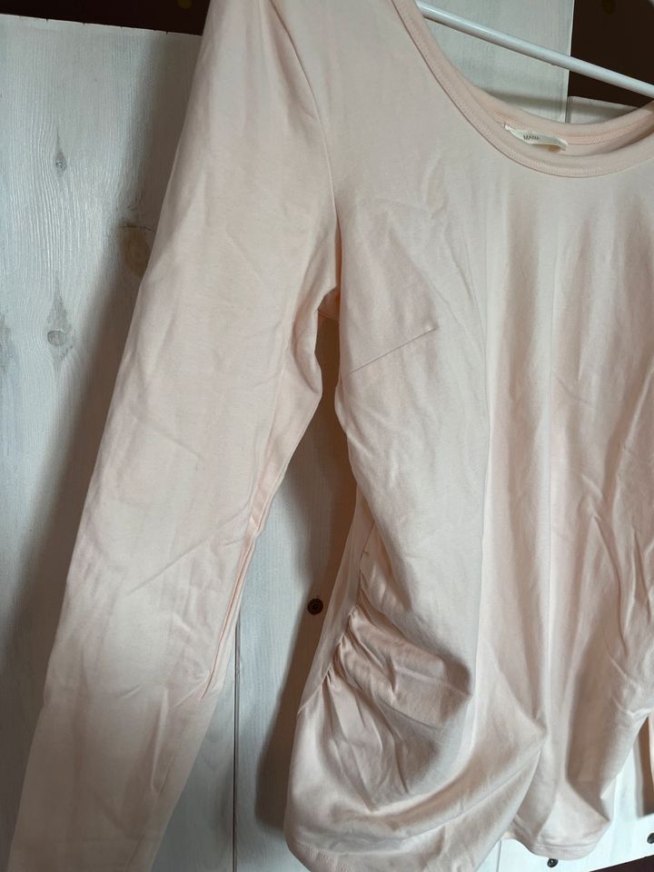 H&M Mama Umstandsshirt Shirt Größe M rosa in Boppard