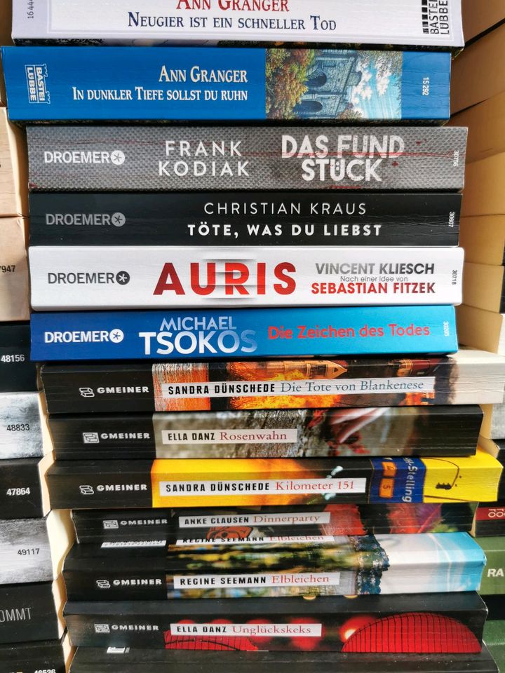 Büchersammlung (521 Stück) Sebastian Fitzek, Charlotte Link uvm. in Wensin