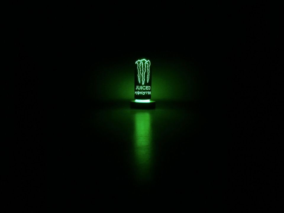 ❤️ Monster Energy Juiced Lampe Highlight TOP - LED Unikat Deko in Ammerbuch