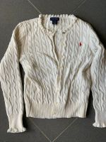 Ralph Lauren  Baumwollcardigan mit Zopfmuster Creme Gr 158 Hessen - Eltville Vorschau