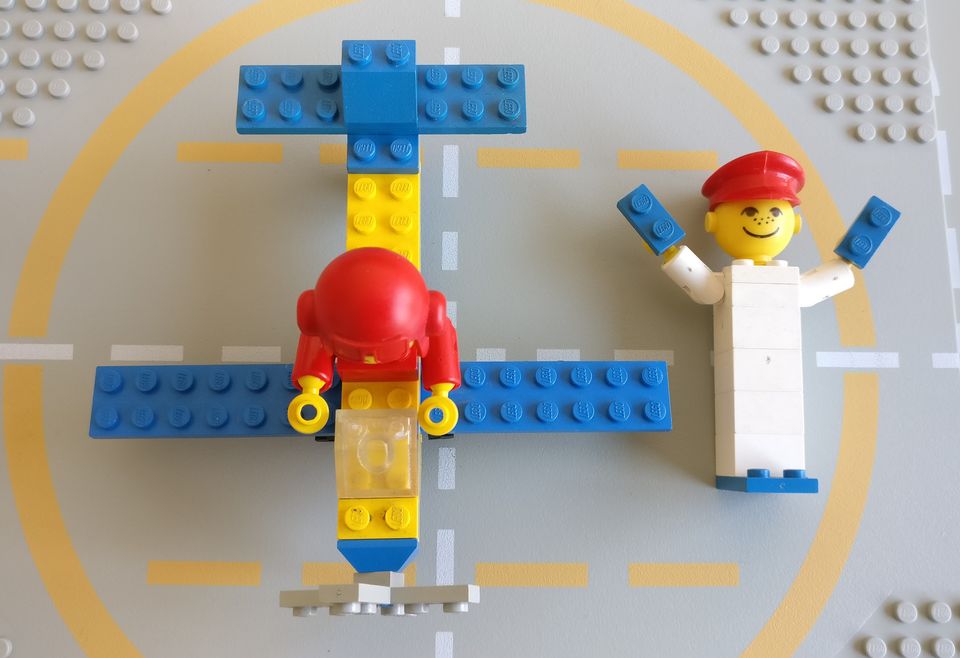 Altes LEGO Modell "Flughafen Flugzeug Tour" 213 Sammler Selten in Borken