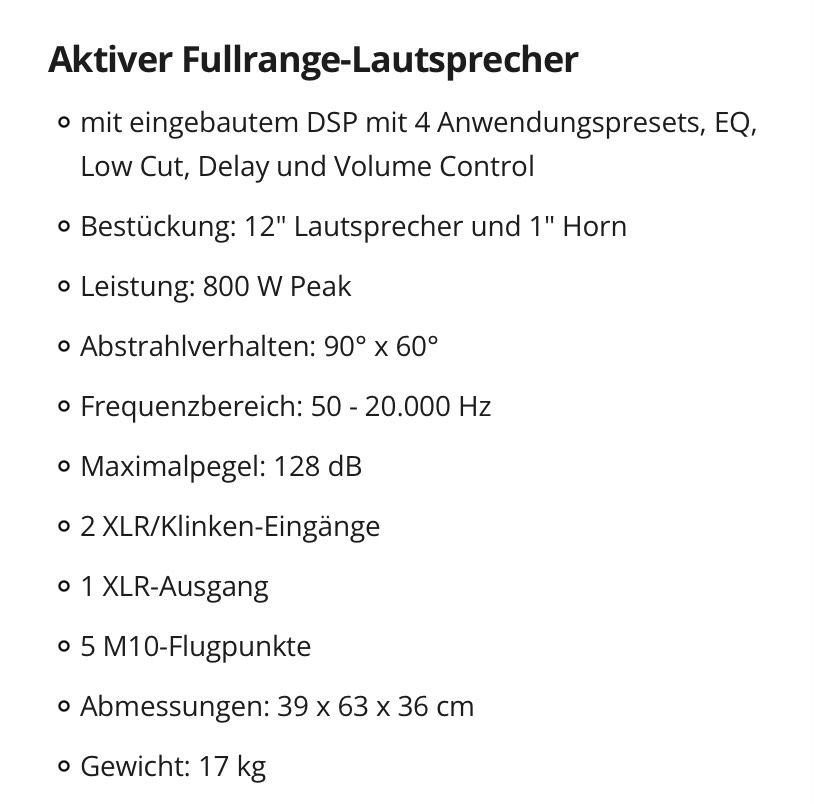 PA Box 12“ Aktiv (2 Stück) in Löbau