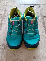 Salomon Damenschuhe/Trekking/türkis/Größe 36/top Zustand Rheinland-Pfalz - Kirchen (Sieg) Vorschau