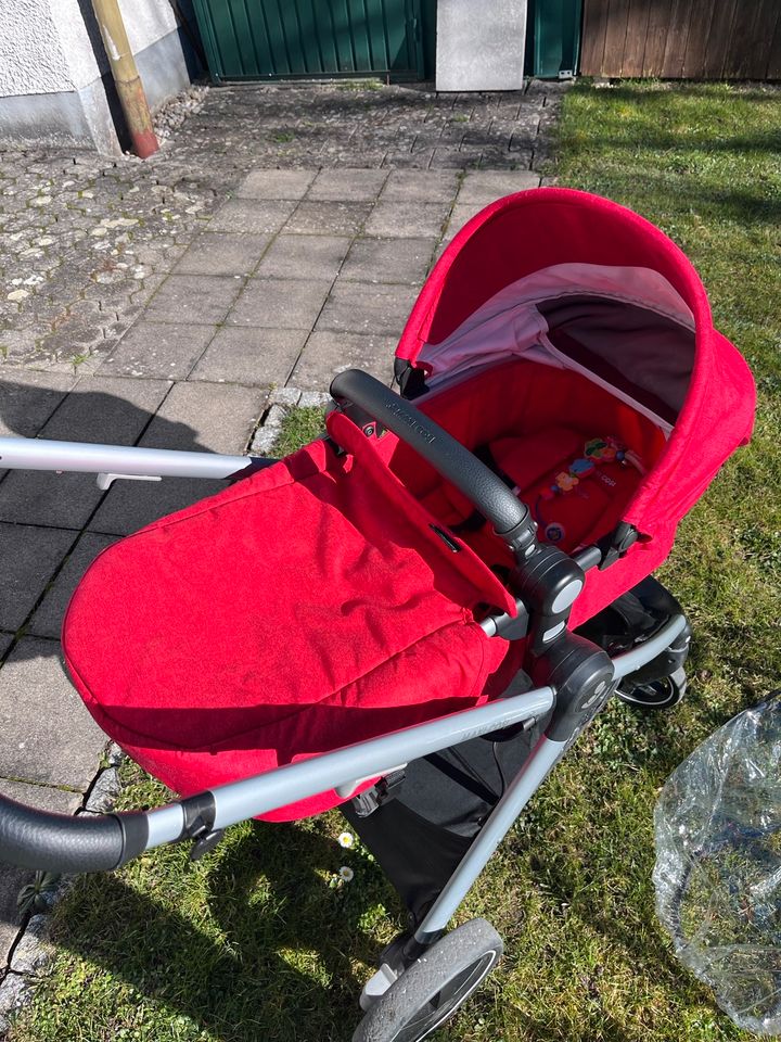 Kinderwagen und Babyschale von Maxi Cosi - 3 in 1 in Markt Schwaben