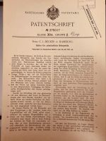 Kaiserliches patentamt patentschrift Rheinland-Pfalz - Bad Dürkheim Vorschau