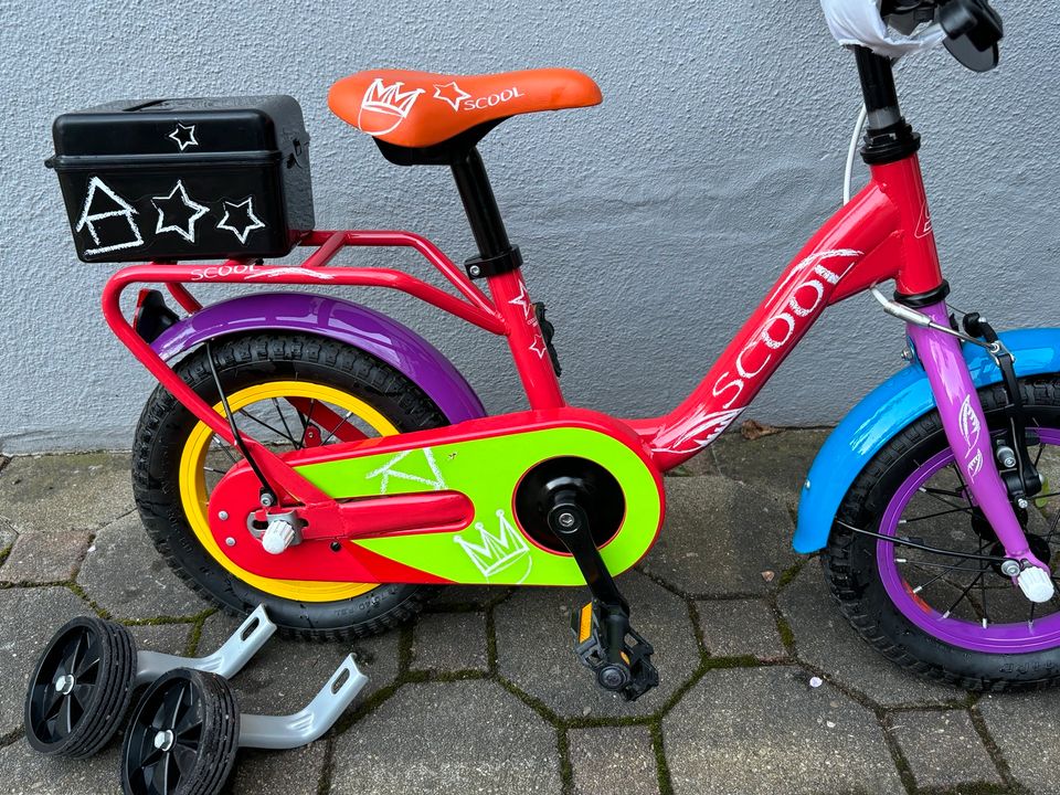 Kinderfahrrad von Scool 12“ Bunt in Birkenfeld