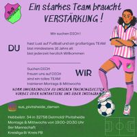 Wir suchen Spielerinnen (Frauenfußball/Mannschaft/Damenfußball) Nordrhein-Westfalen - Detmold Vorschau
