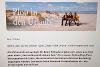 FLENS Versandkostenfrei-Gutschein für Online-Plop-Shop NEU 2024 Baden-Württemberg - Walldürn Vorschau