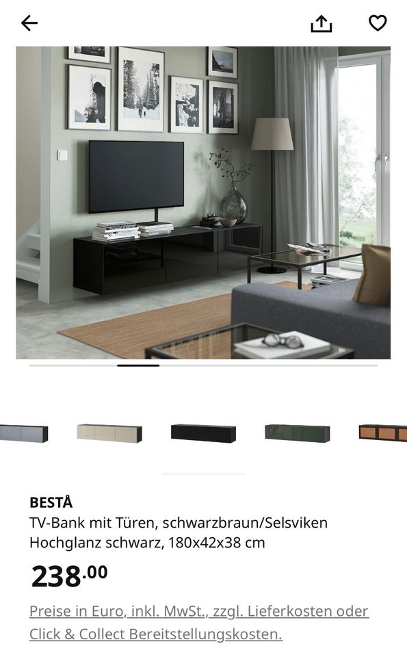Ikea TV-Bank, Fernsehen Schrank. lowboard tv in Eschborn