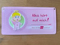 Aluschild Blechschild 30x15 cm rosa „Alles hört auf mich!“ Baden-Württemberg - Gottenheim Vorschau
