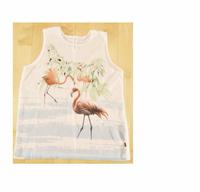 Jako-o Fit-z Chiffon Tanktop Strandtop T-Shirt Flamingo 164 170 S Bayern - Dietramszell Vorschau