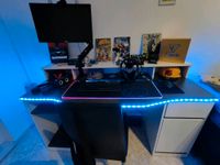 Gaming Schreibtisch mit LED Beleuchtung Sachsen-Anhalt - Halle Vorschau