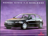 Prospekt Honda Civic Noblesse von 05/1994 Nordrhein-Westfalen - Mettmann Vorschau