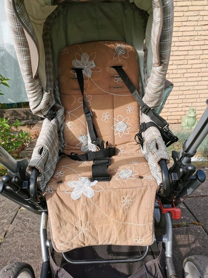 Kinderwagen Gesslein m3 mit Babyschale & Buggyfunktion in Schlüchtern