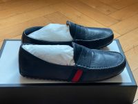 Gucci Herren Driver-Schuhe 41 Herrenmokassin mit Web dunkelblau Baden-Württemberg - Heidelberg Vorschau