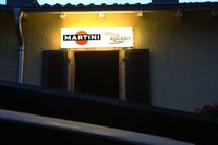 Martini Werbung Werbeschild beleuchtet Rheinland-Pfalz - Langenlonsheim Vorschau