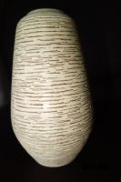 Übelacker Ritzdekor Vase creme Nr.417/15 Nordrhein-Westfalen - Krefeld Vorschau