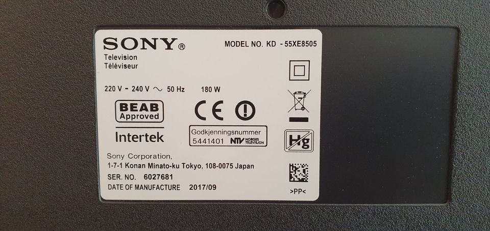 Fernseher SONY Bavaria 1390 mm Diagonale (55 Zoll) in Köln