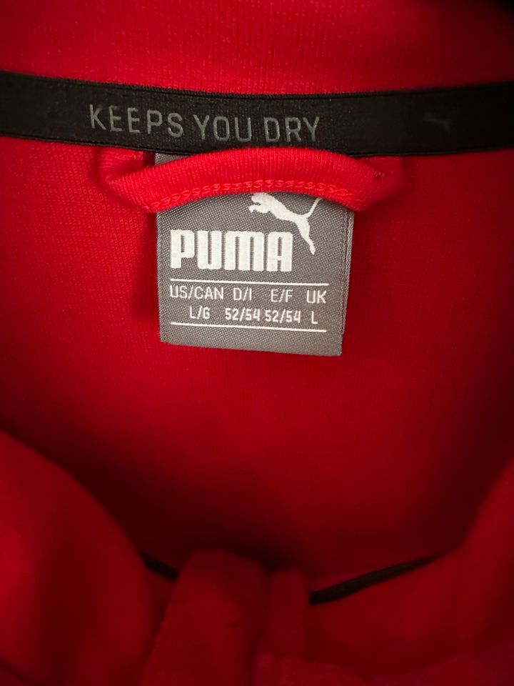 Puma Trainingsjacke Gr. L rot in Bergneustadt