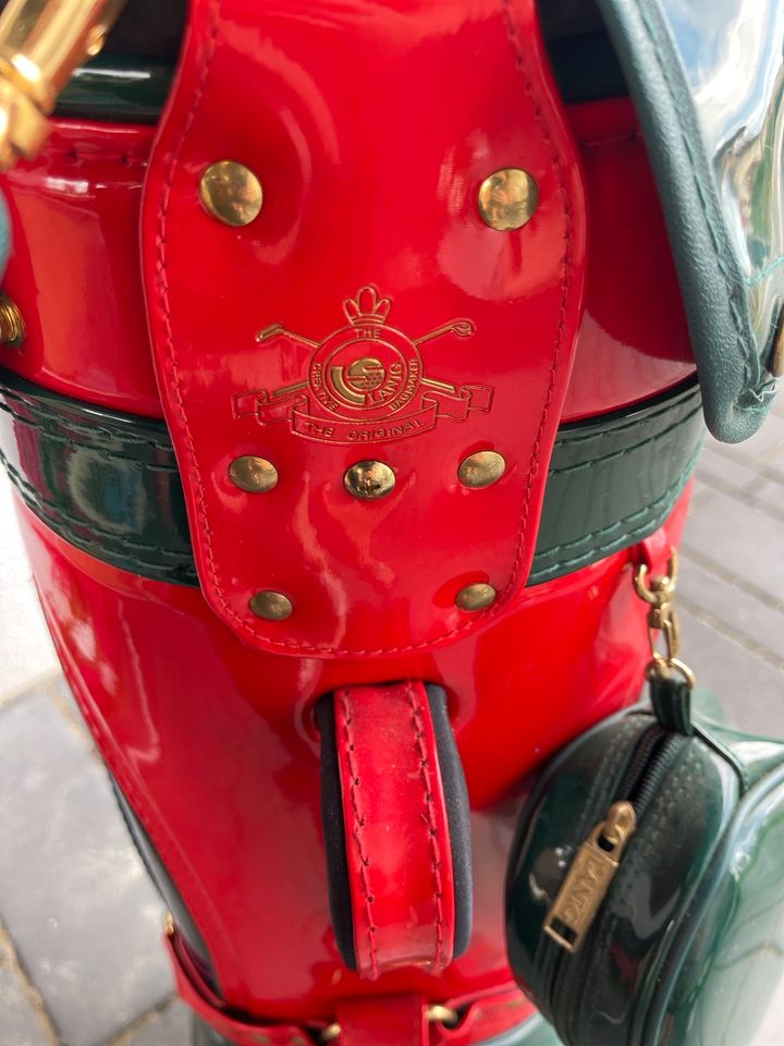 Original Lanig Golfbag Damen rot grün Marine wenig benutzt in Bad Füssing