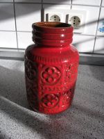 Vase aus Keramik rot Scheurich Hessen - Linden Vorschau