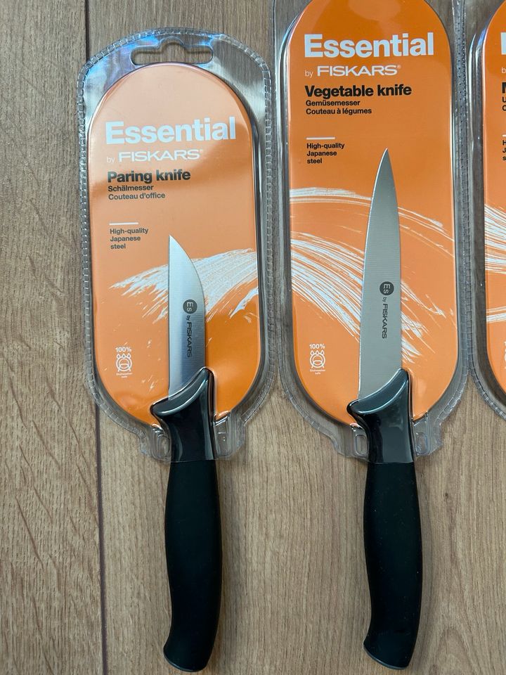 Essential by FISKARS Schälmesser Universalmesser Gemüsemesser Set in Herne