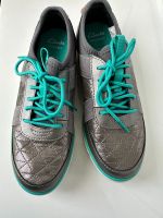 Clarks Sneakers Turnschuhe Gr 34 Silber Leder NP 60€ Kiel - Mettenhof Vorschau