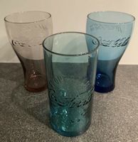 3x Coca Cola Glas Gläser Set blau rosa türkis Niedersachsen - Emden Vorschau