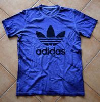Adidas T-Shirt Blau Wornout Batik Großes Logo Tee - L Large Bayern - Aiterhofen Vorschau