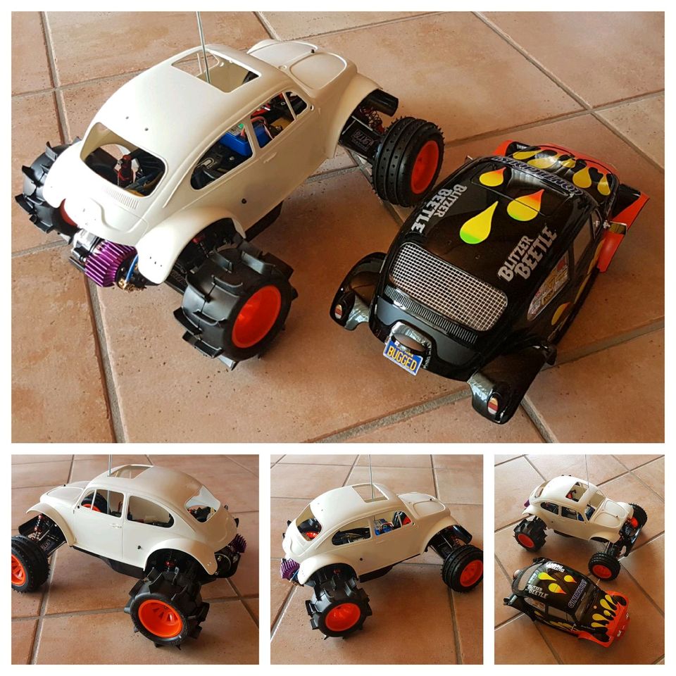 Tamiya Blitzer Beetle + 2 Karossen TUNING hochwertig lackiert in Ditzingen