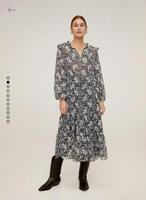 Kleid Maxikleid Mango Zara Neu Plissee schwarz weiß M L Asos Hessen - Heuchelheim Vorschau
