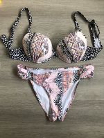 Bikini Gr. M 85B Push-up, Cups, tolles Muster, schöne Farbkombi Niedersachsen - Wiesmoor Vorschau