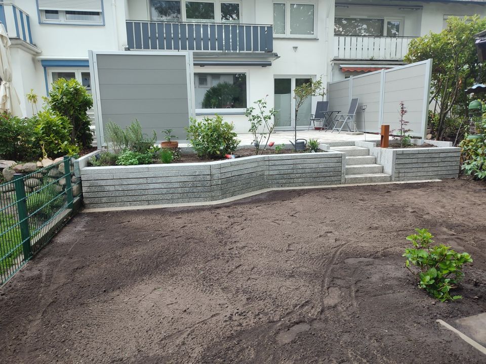 Gartenbau Pflasterarbeiten Terrassenbau  Wegebau Gartenpflege Galabau Mauerbau  Zaunbau Teichbau Poolbau Gartenarbeit  Baggerarbeiten Erdarbeiten Garten und  Landschaftsbau in Himbergen