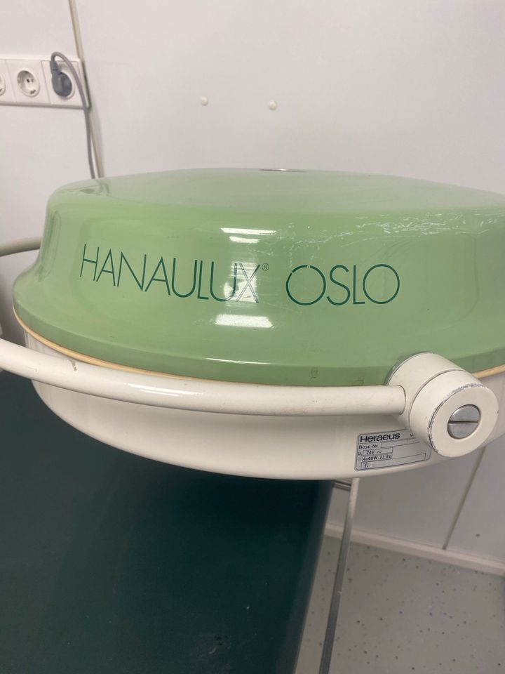 OP Lampe Heraeus Hanaulux Oslo Retro in Wuppertal