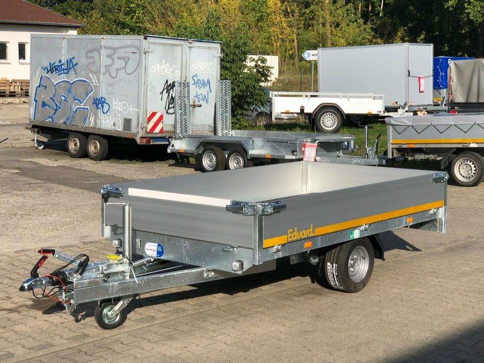 ⭐️ Eduard Auto Transporter 1350 kg 256x150x30 cm Rampen NEU 56 in Schöneiche bei Berlin