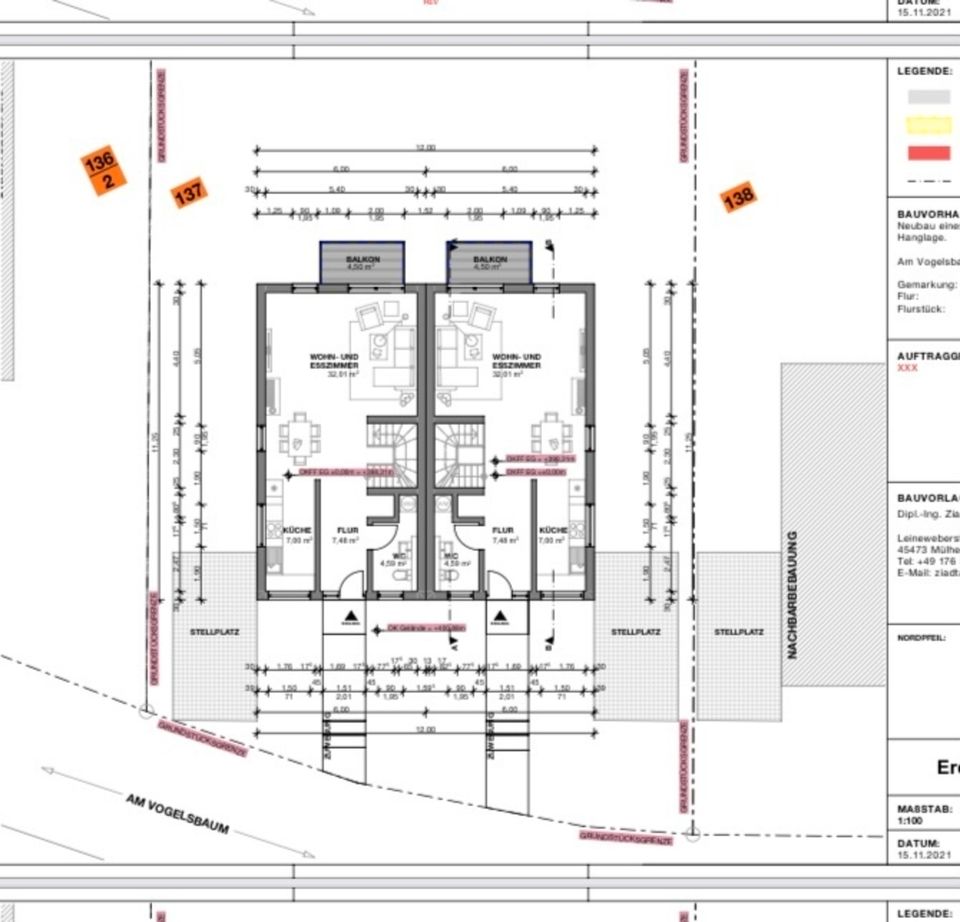 Ulmen-Meiserich: Schlüsselfertiger Neubau | Doppelhaushälfte | ca. 146 m² Gesamtfläche in Ulmen