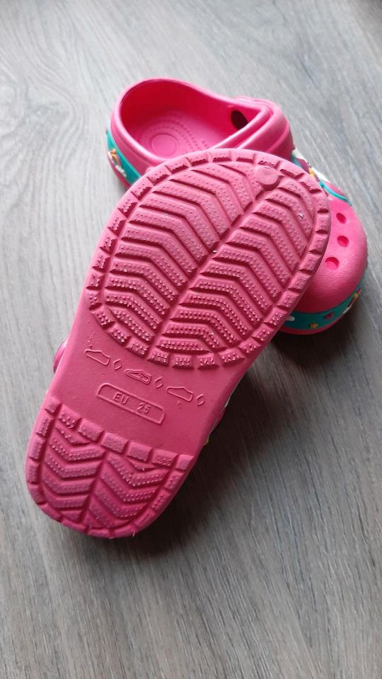 Clogs Einhorn pink Gr. 25 neuwertig in Leinefelde-Worbis