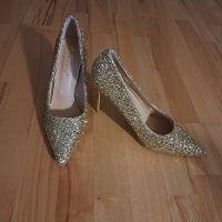Damen Schuhe Abendschuhe High Heels mit Pailletten Hessen - Buseck Vorschau