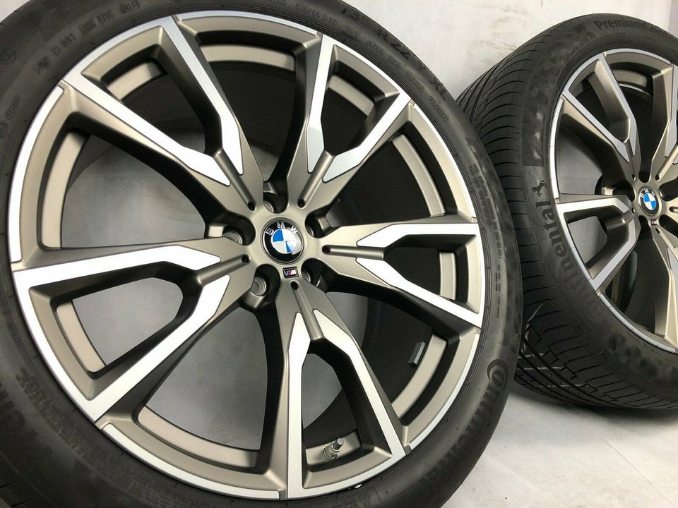 ORIGINAL BMW 22 ZOLL X7 G07 STYLING 755 M FELGEN SOMMERRÄDER M755 in Hainburg