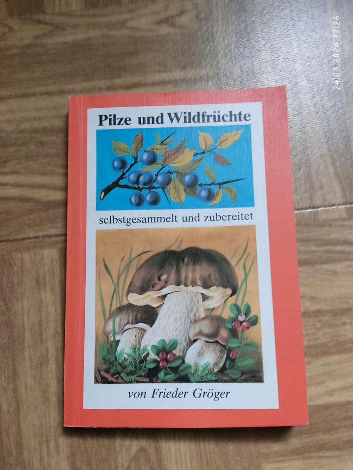 Gröger Pilze und wildfrüchte selbstgesammelt und zubereitet 1983 in Bernsdorf