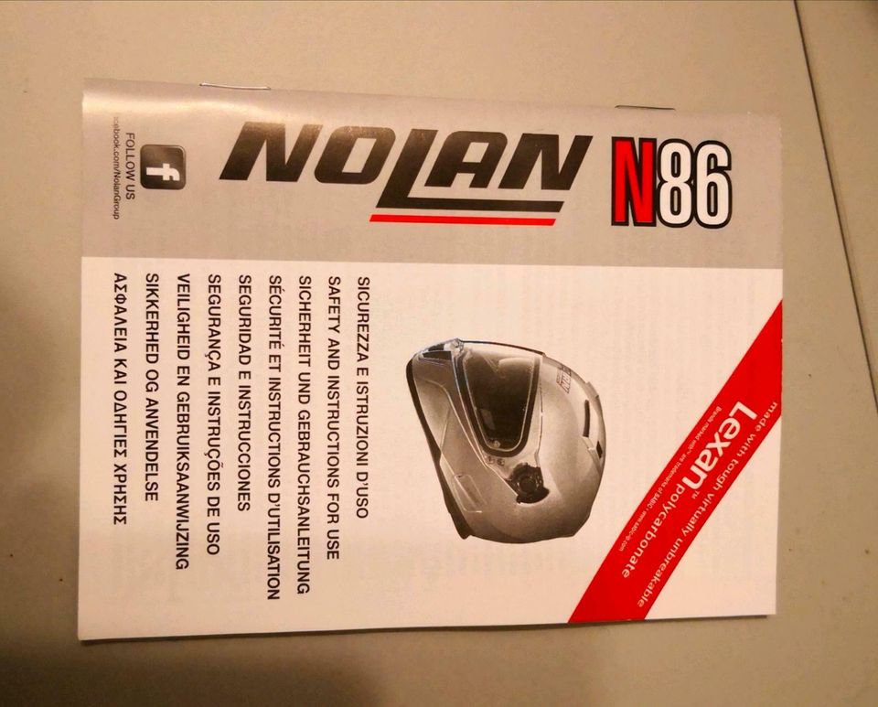 Nolan N86 Motorradhelm inkl. Kommunikationssystem XS in Solingen