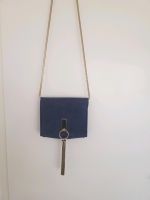 ASOS Tasche Kobaltblau Clutch echtes Leder Suede Baden-Württemberg - Mannheim Vorschau