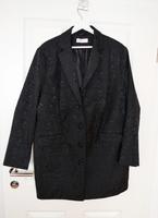 Jaquard Jacke Blazer Longblazer schwarz gemustert Gehrock 54 Nordrhein-Westfalen - Erkelenz Vorschau