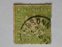 Altdeutschland, Württemberg, 1 Kreuzer, 1863, briefmarken Nordrhein-Westfalen - Gummersbach Vorschau